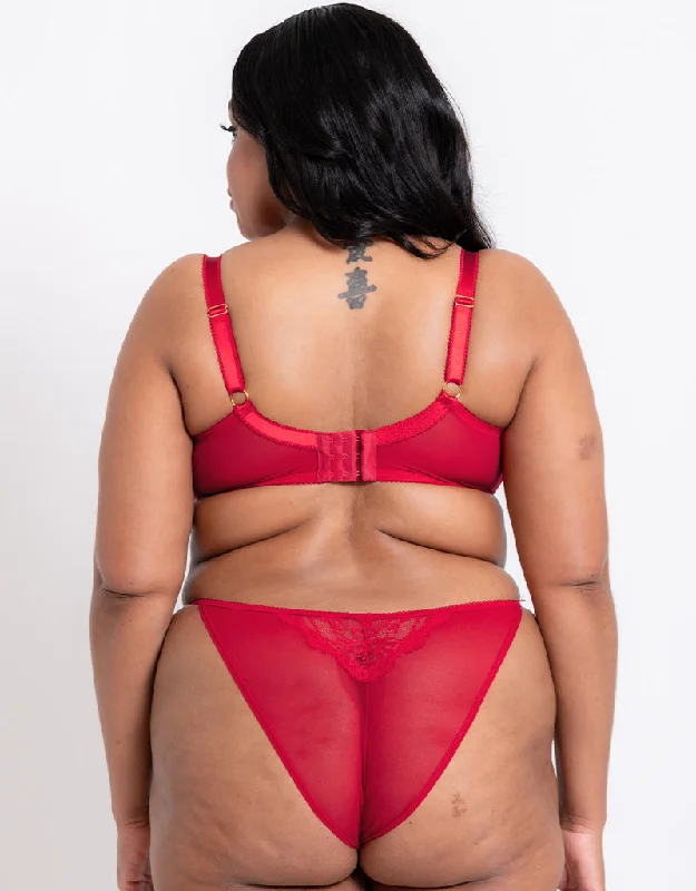 Liaison Paris Balcony Bra Red