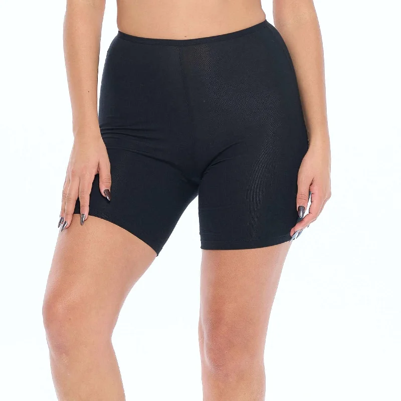 Lux Cotton Anti Thigh Chafing Underwear Short 7"" | Black