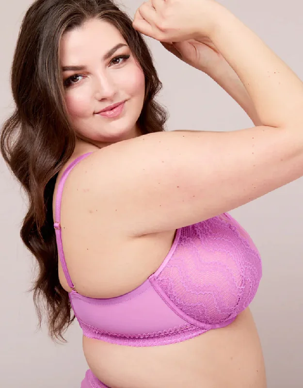 Oola Zig Zag High Apex Bra Violet