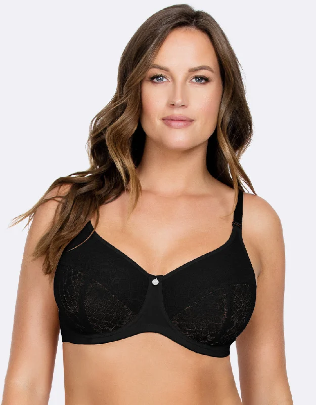 Parfait Enora Minimizer Full Cup Bra Black