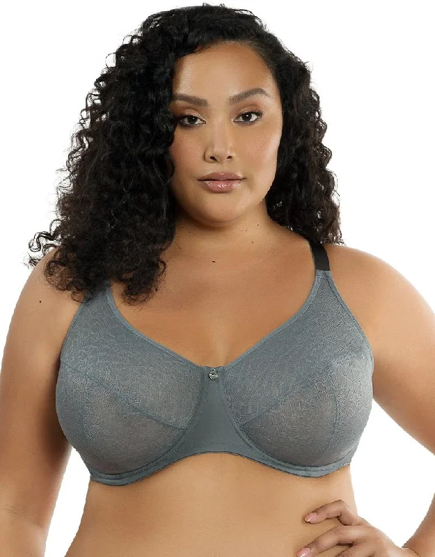 Parfait Enora Minimizer Full Cup Bra Charcoal