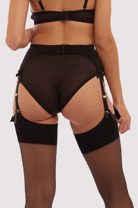 Classic Suspender Belt Hot Pink