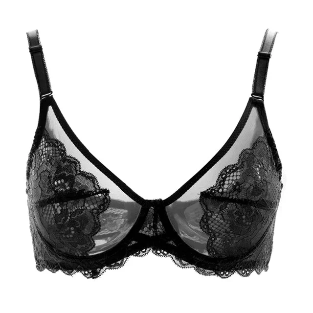 Sexy Plus Size Bra Top Underwear Push Up Strapless Lace