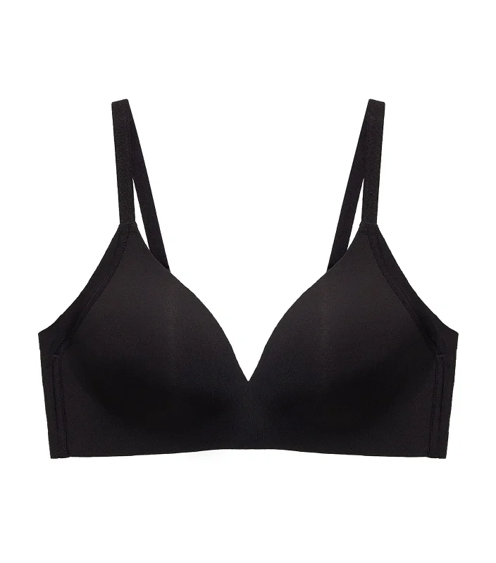 Tri-Zone Non-Wired Padded Bra Black