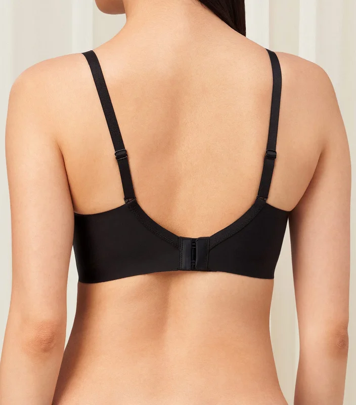 Tri-Zone Non-Wired Padded Bra Black