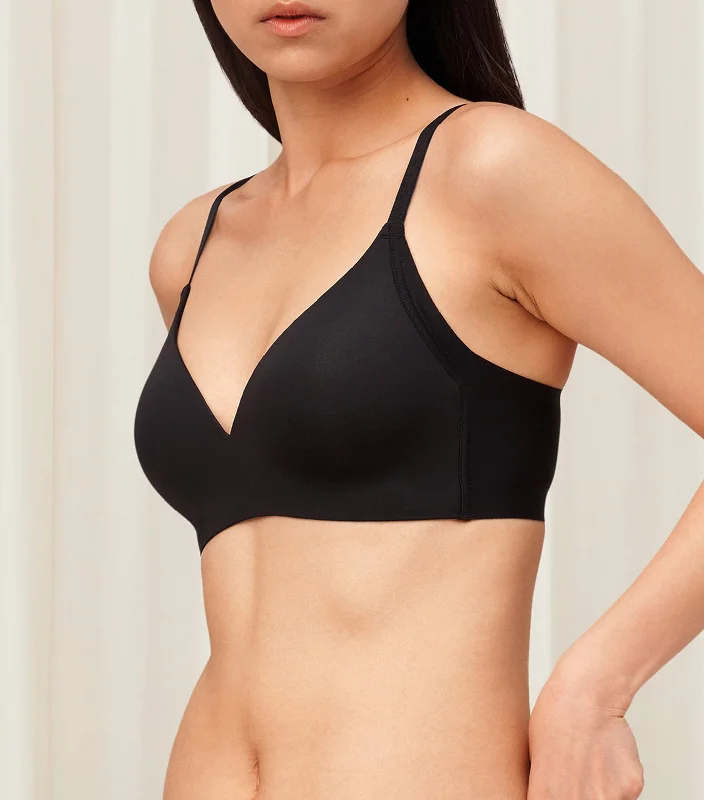 Tri-Zone Non-Wired Padded Bra Black