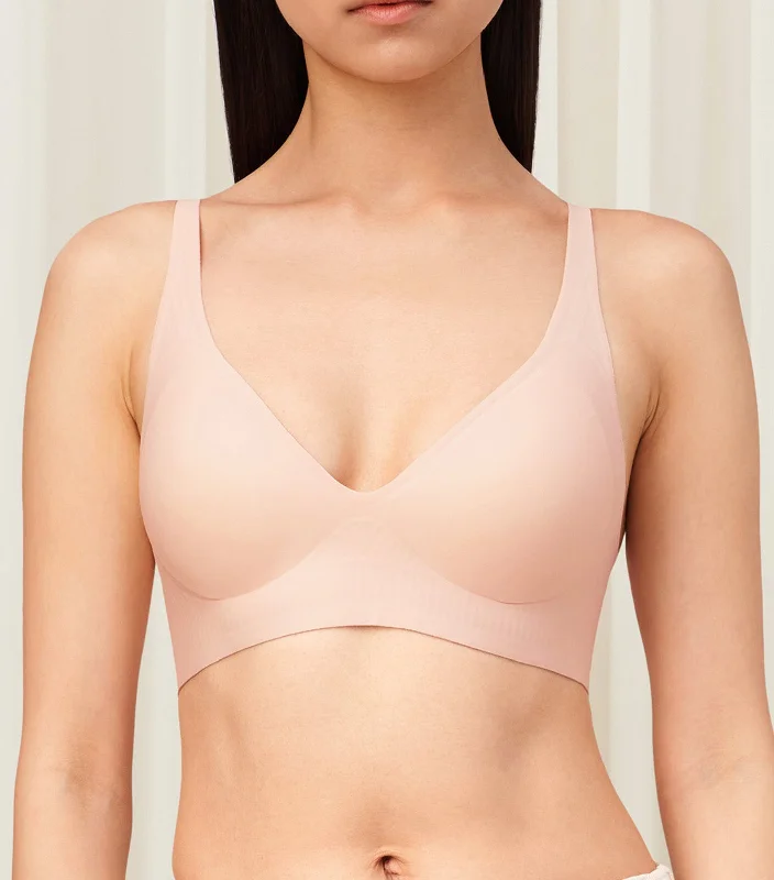 Zone Easy Seamless NonWired Bra Blush Pink