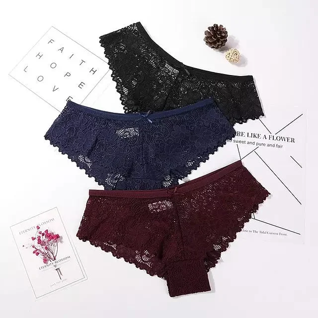 Black Blue Winered / M / 3PCS