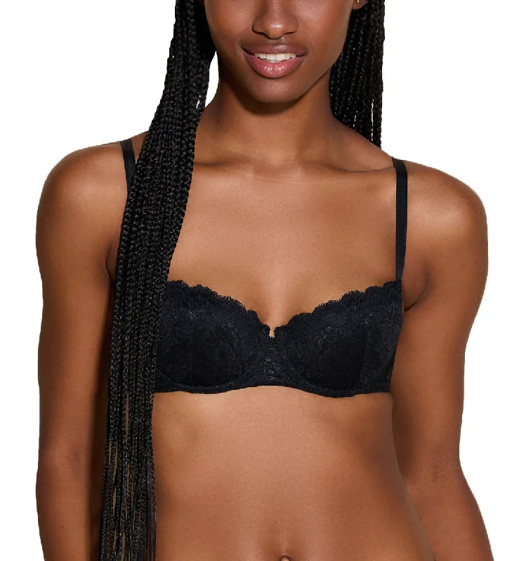 Cosabella Never Say Never Pushie Push Up Bra (NEVER1137) - Black