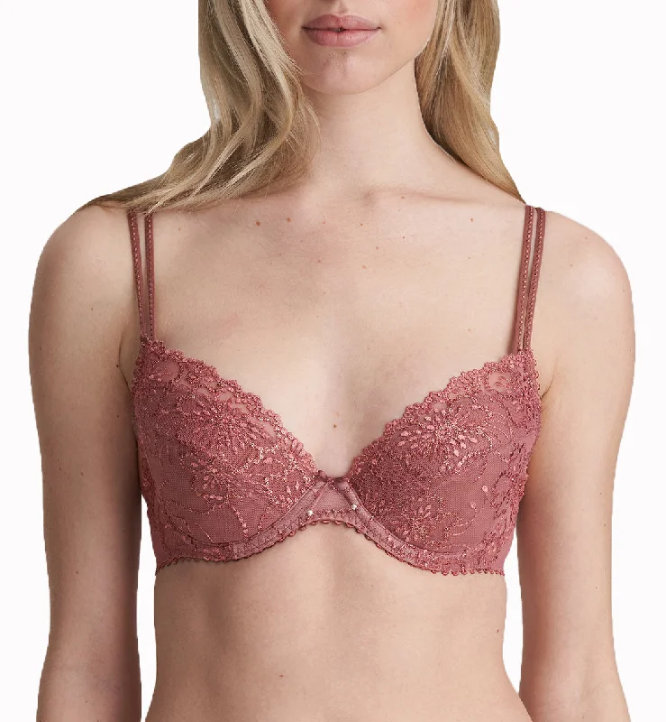 Marie Jo Jane Push Up Plunge Underwire Bra (0101337) - Red Copper