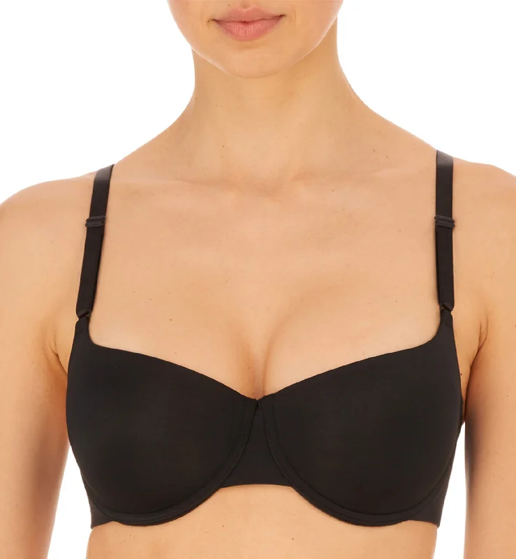 Natori Liquid Convertible Push-Up Underwire Bra (727325) - Black