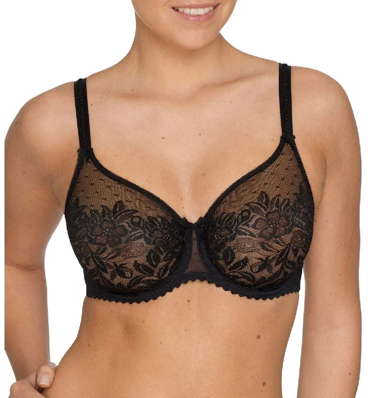 PrimaDonna Divine Seamless Non-Padded Underwire Bra (0162650) - Black