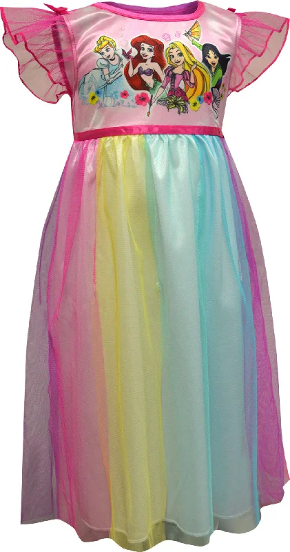 Disney Princesses Rainbow Overlay Nightgown