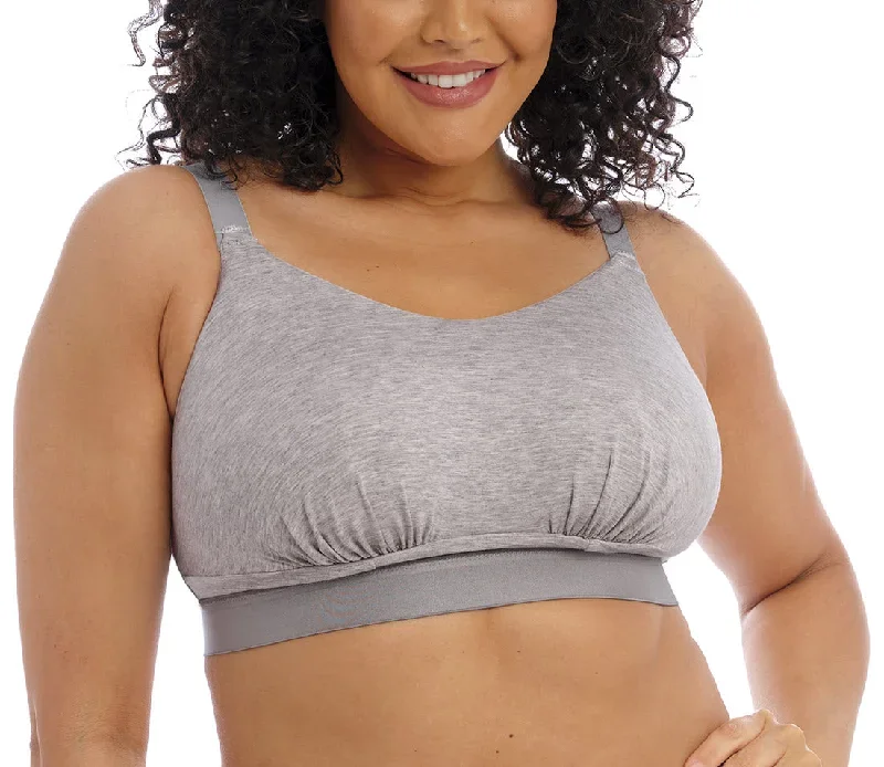 Elomi Downtime Grey Marl Wireless Bralette Bra 301417