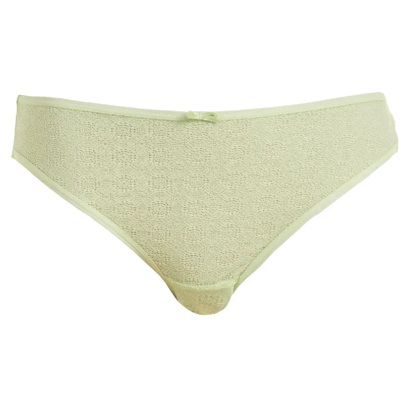 Hero Pistachio Green Brief Panty - Freya