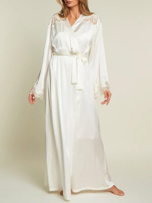 Long Robe in Cream