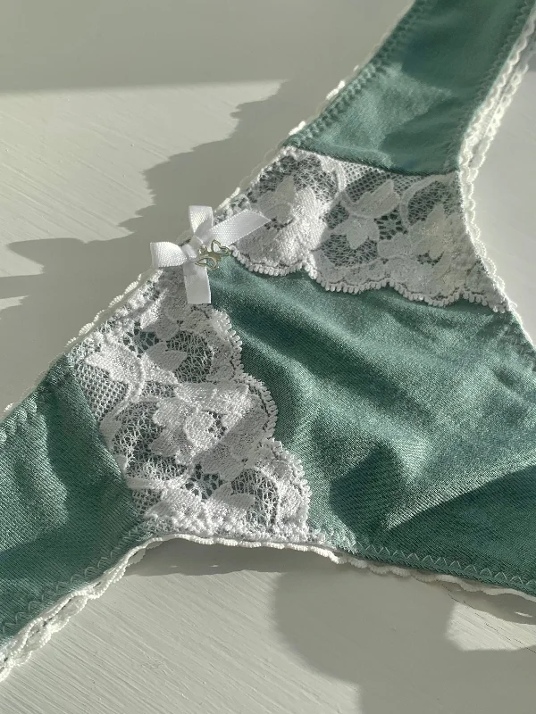 Isabella Thong in Rosemary Green