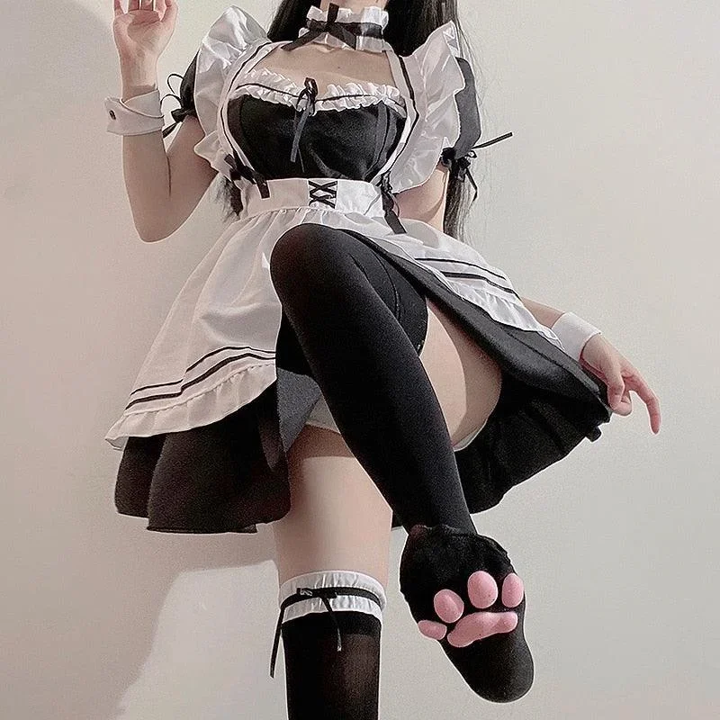 Japanese Cat Cafe Maid Set