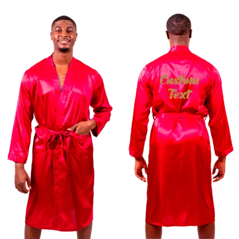 Men's Long Satin Robes