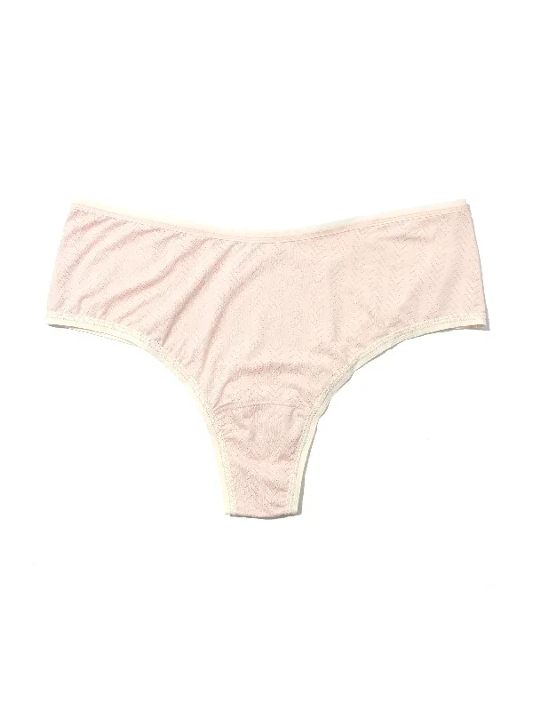 MoveCalm High-Rise Thong Pearl Pink