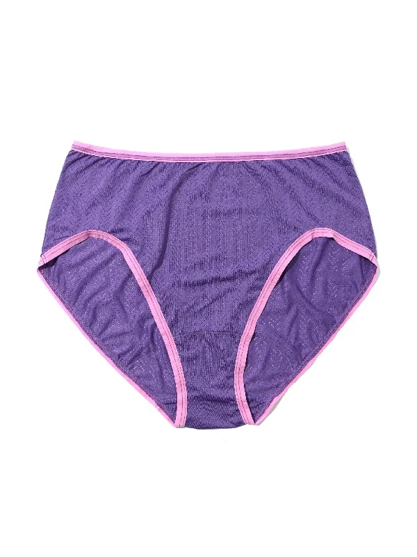 MoveCalm High Waist Brief Acai Berry Purple