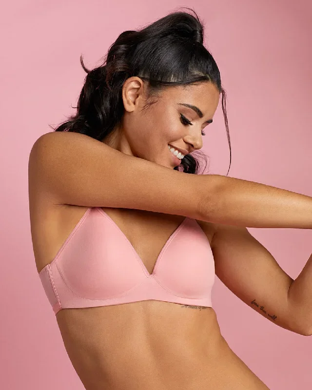 Next To Nothing Micro Wireless Bra - Sunset Rose