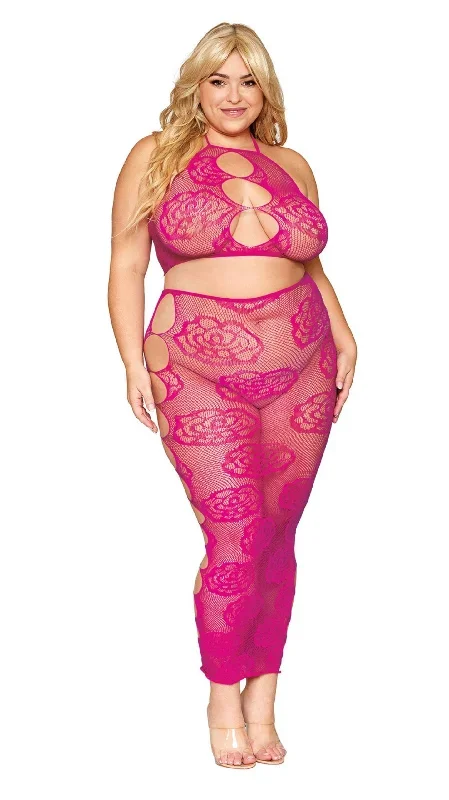 Pretty in Pink Bodystocking 2pc