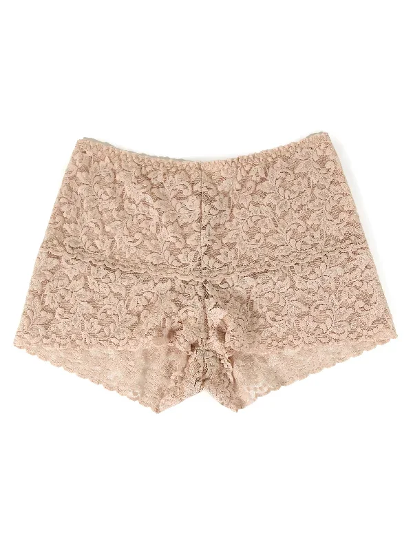 Retro Lace Hot Pant Chai