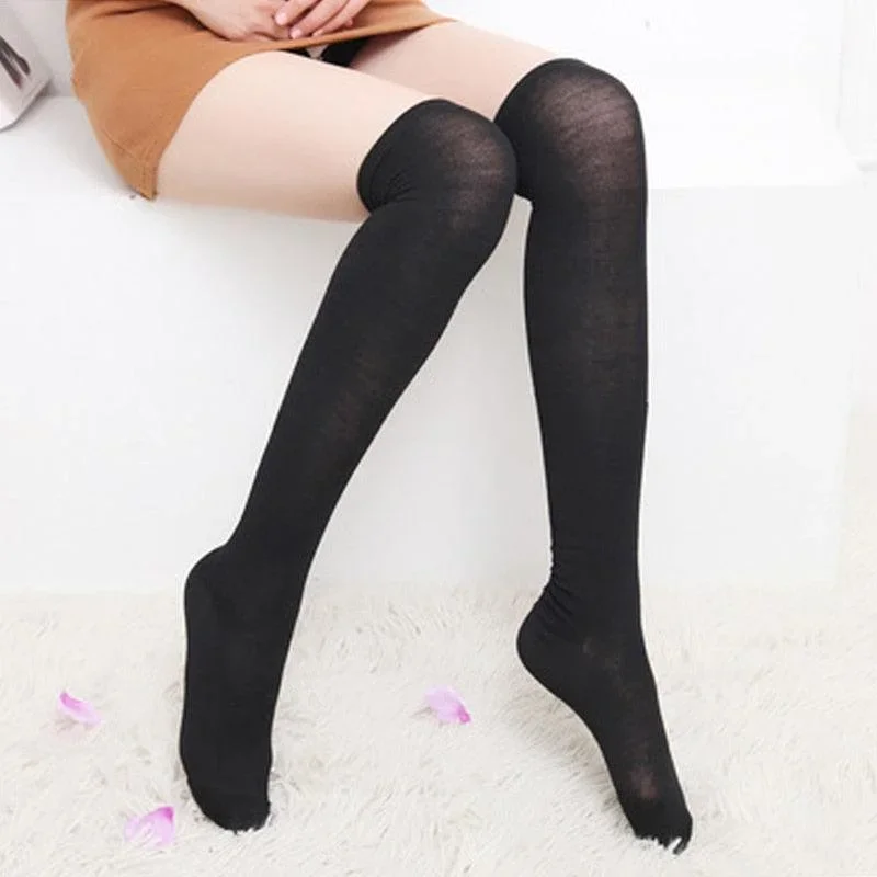 school-uniform-thigh-high-striped-sock-collection