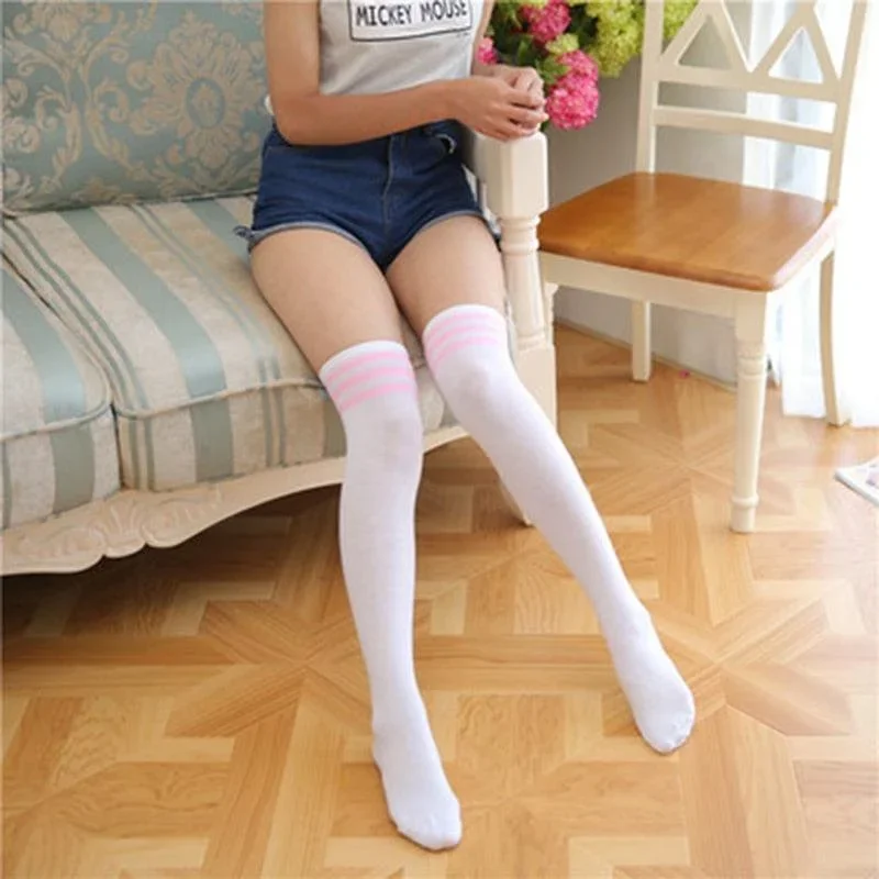 school-uniform-thigh-high-striped-sock-collection